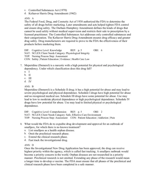 Clayton's Basic Pharmacology for Nurses 18th Edition by Michelle Willihnganz Test Bank - Image 4