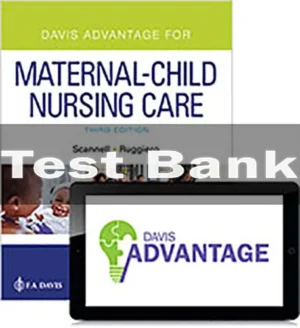 Davis Advantage For Maternal-child Nursing Care 3rd Edition Meredith J Scannell Test Bank