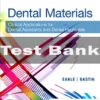 Dental Materials 4th Edition by W. Stephen Eakle Test Bank