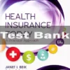 Health Insurance Today A Practical Approach 6th Edition Beik Test Bank