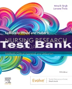 Nursing Research in Canada 5th Edition by Mina Singh Test Bank