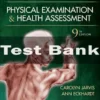 Physical Examination and Health Assessment 9th Edition by Carolyn Jarvis Test Bank