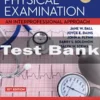 Seidel's Guide to Physical Examination 10th Edition by Jane W. Ball Test Bank