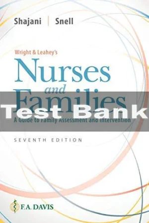 Wright & Leahey's Nurses And Families 7th Edition Test Bank