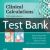 Clinical Calculations 9th Edition by Joyce LeFever Kee ch7-17 Test Bank