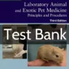 Laboratory Animal and Exotic Pet Medicine 3rd Edition by Margi Sirois Test Bank