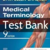 Medical Terminology A Short Course 9th Edition by Davi-Ellen Chabner Test Bank